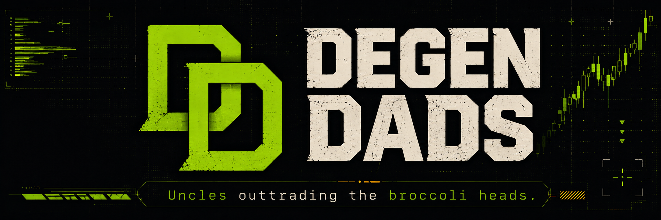 Degen Dads — Uncles outtrading the broccoli heads.